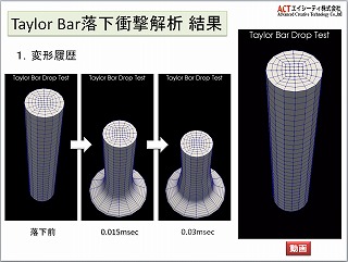 衝撃FEM解析シミュレーション